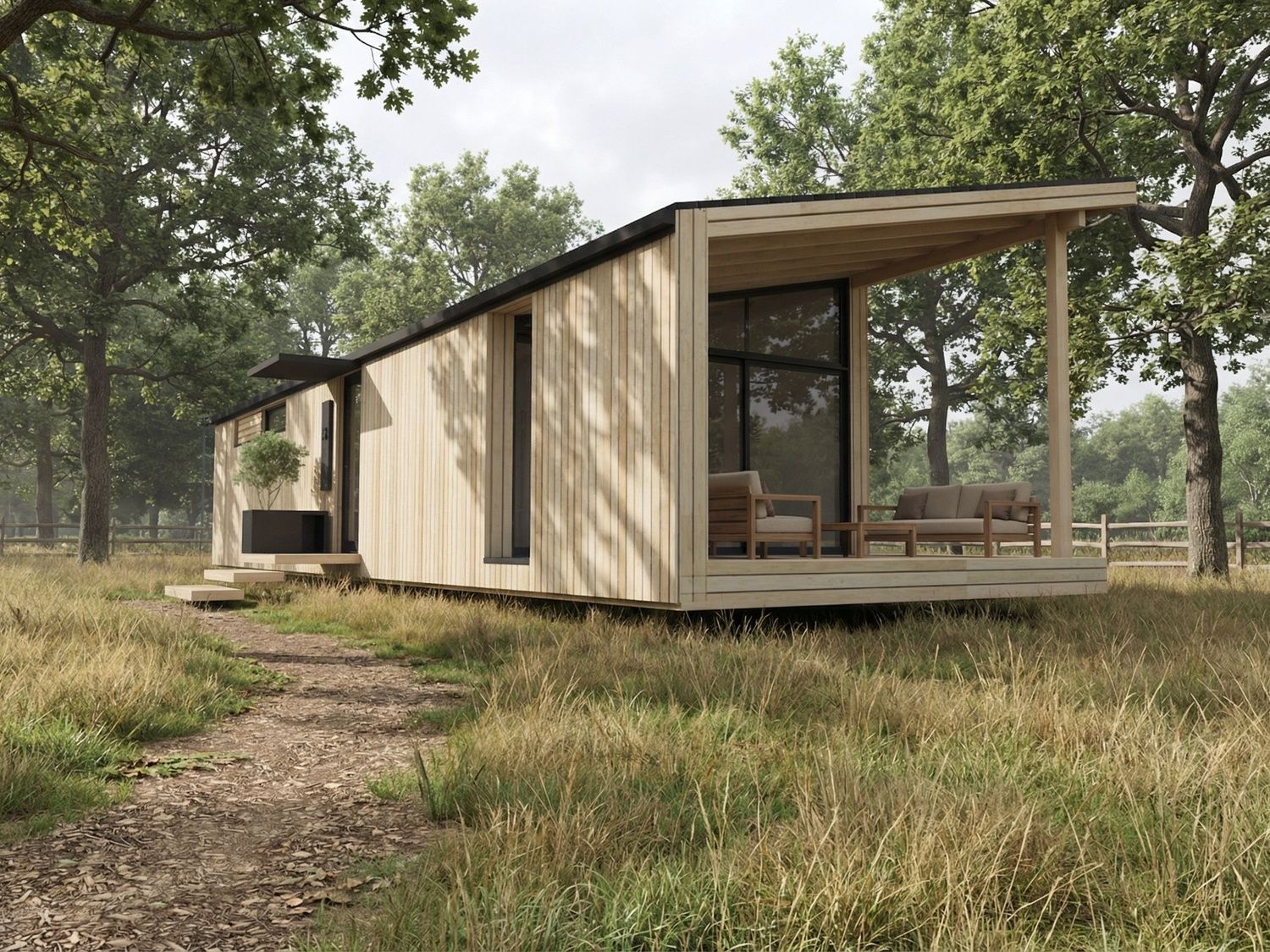 A lodge on Landal Malvern Hills